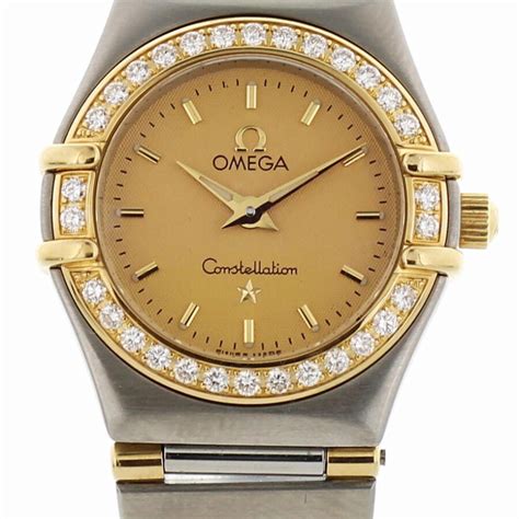 omega constellation ladies gold|pre owned omega constellation ladies.